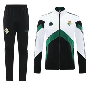 25-26 Real Betis White&Green Football Tracksuits Long Jacket Suits