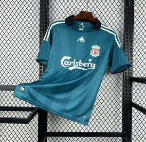 08-09 Liverpool Away Retro Kit Vintage Football T-Shirt AAAAJersey Supply Yupoo
