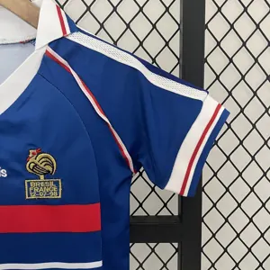 1998 France Home Kids Retro Kits World Cup Shirt Soccer Jerseys Yupoo 2
