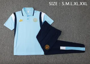23-24 Manchester City Blue Polo Suits Jerseys World Yupoo 1