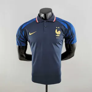 2022 France royal blue POLO