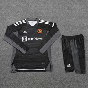 21-22 Manchester United black goalkeeper long sleeve 8