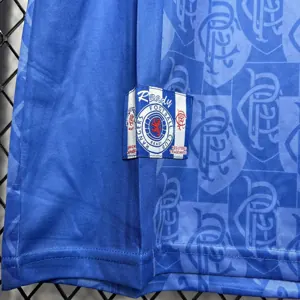 96-97 Rangers Home Retro Kit Vintage Shirt Sport AAAAJersey Yupoo 4