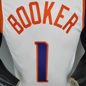 BOOKER#1 Phoenix Suns White 1