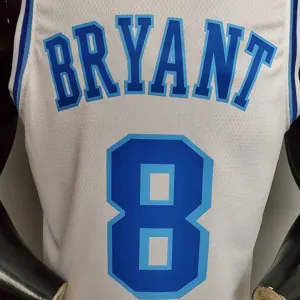 New Bryant #8 Lakers white 7