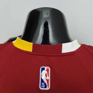 2022 Cleveland Cavaliers Irving#2 Urban Edition Red NBA Jersey 4