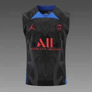 22-23 PSG vest training suit kit Black 7