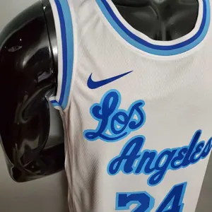 Retro night Bryant #24 Lakers white 1