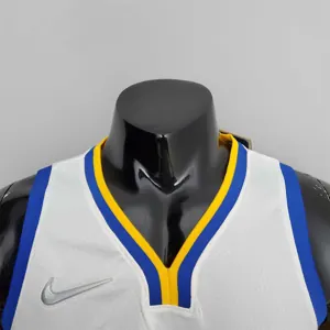 75th Anniversary Golden State Warriors Thompson #11 Mexico Edition White NBA Jersey 6