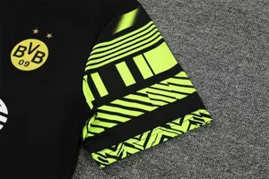 22-23 Dortmund Training Suit Short Sleeve Kit Black 17