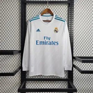 17-18 Real Madrid home long sleeve 2