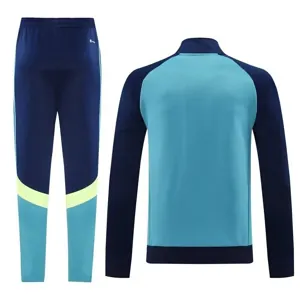 24-25 Ajax Blue&Navy Tracksuit Long Jacket Suits 2