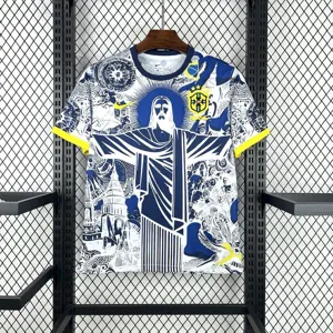 2025 Brazil X Christ Special Edition T-Shirt Football Apparels Soccer AAAAJersey Yupoo 4