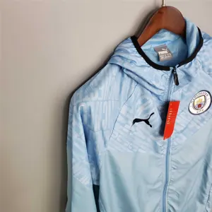 21-22 Manchester City blue windbreaker 1