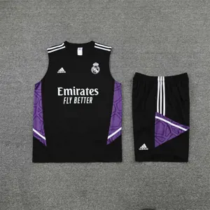 22-23 Real Madrid training suit kit Black 13