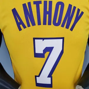 ANTHONY#7 Lakers yellow 5