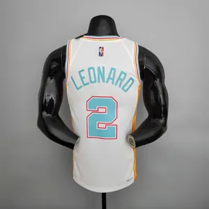 2022 season Leonard #2 Spurs City Edition white 3