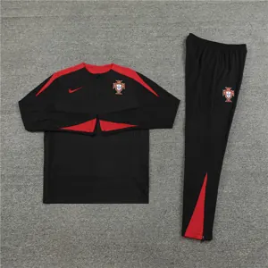 2024 Portugal Player Version Long Sleeve Training Suit Football Shirts 2