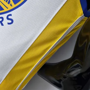 75th Anniversary Toscano#95 Golden State Warriors Mexico Exclusive White NBA Jersey 8