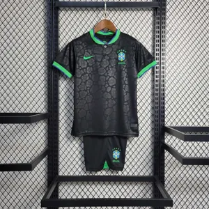 2223 Brazil Leopard Black Kids