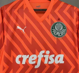 24-25 Palmeiras Goalkeeper Orange Kit Football AAAAJersey Supplier 6