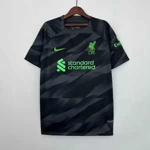 23-24 Liverpool Goalkeeper Soccer Jersey Black