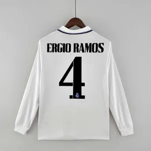 22-23 Real Madrid home long sleeve 3