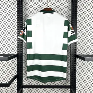 00-01 Sporting Lisbon Home Retro Kit Vintage T-Shirt Soccer AAAAJersey Yupoo 1