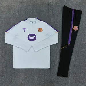 26-27 Barcelona Mens Kit Football Aldult Training Long Sleeve Suit Yupoo 5
