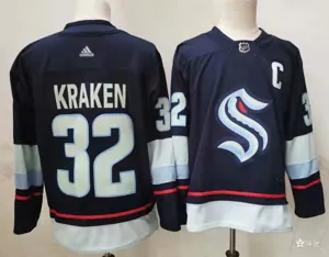 Seattle Kraken ice hockey jersey M-3XL 西雅图海妖队冰球服 5