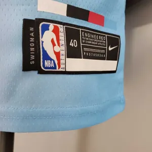 New Miami Heat OLADIPO#4 City Edition Pink Blue Gradient Color 1
