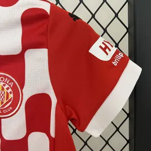 24-25 Girona Home Kid Kits Youth Apparels Football AAAAJersey Yupoo 4