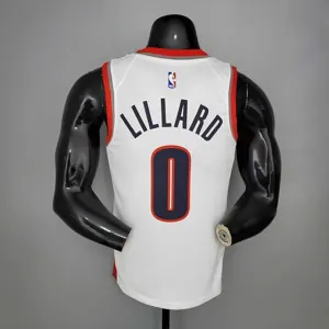 2021 LILLARD#0 Trail Blazers Home White 2