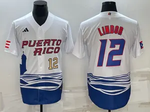 White Puerto Rico 2023 World Cup Baseball Jerseys 44