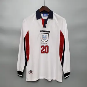 1998 England home long sleeve 10