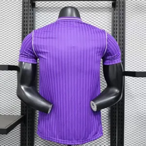 25-26 Real Madrid Casual Purple Retro Style Football Shirt Apparels AAAAJersey Wholesale Yupoo 3