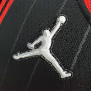 75th Anniversary DeRozan#11 Bulls Flyers Black NBA Jersey 7