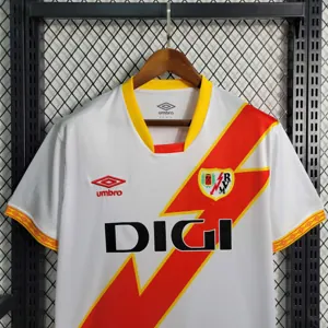 23-24 Rayo Vallecano Home S-XXL Soccer Jerseys 4