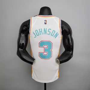 2022 season Johnson #3 Spurs City Edition white 10