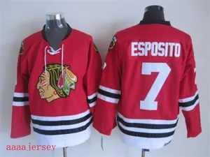 Chicago Blackhawks retro ice hockey jersey M-3XL 芝加哥黑鹰队复古冰球服 1