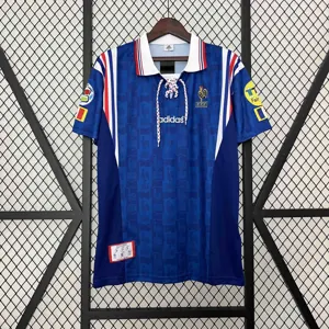1996 France Home Retro Kit Football Uniform AAAAJerseys Dropshipping Yupoo