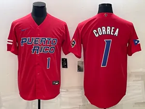 Puerto Rico 2023 World Cup Baseball Jerseys 32