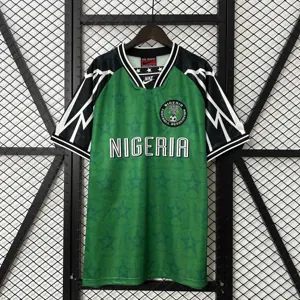 94-95 Nigeria Home Retro Kit Vintage Shirt AAAAJersey Supplier Yupoo