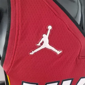 75th Anniversary Miami Heat Jordan ADEBAYO#13 Burgundy NBA Jersey 5