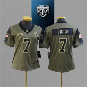 2021 New Tribute to NFL Jersey woman 2