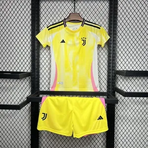 24-25 Juventus Away Kid Kits Youth Apparels Football AAAAJersey Yupoo 16-28