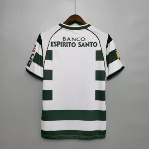 01-03 Sporting Lisbon Home Retro Kit Vintage Shirt Football Jerseys Yupoo 2