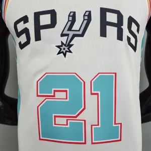 2022 Season Duncan #21 Spurs City Edition White 9