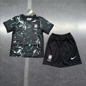 2024 South Korea Away Kid Kits Youth Apparels Football AAAAJersey Supplier