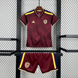 2026 World Cup Venezuela Home Kids Kit Soccer Youth Apparels AAAAJersey Supply Yupoo